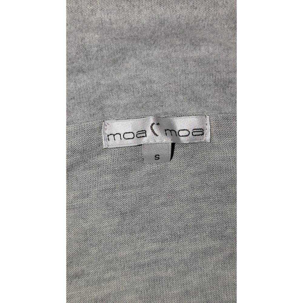 Moa Moa Soft Cowl Neck Off Shoulder Long Sleeve Sweater Twist Front Top Small - Picture 4 of 5